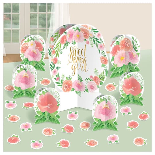 Floral Baby Shower Table Decorating Kits, 2ct.